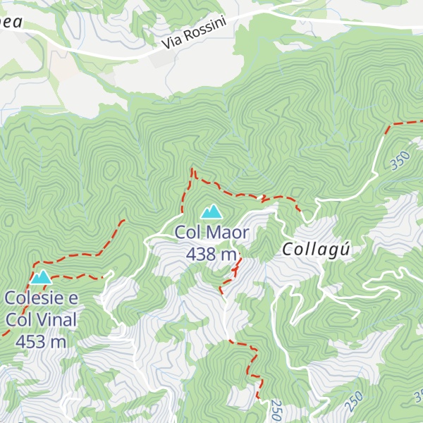 Map of Col Maor
