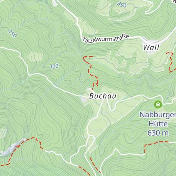 Map of Töginger Hütte