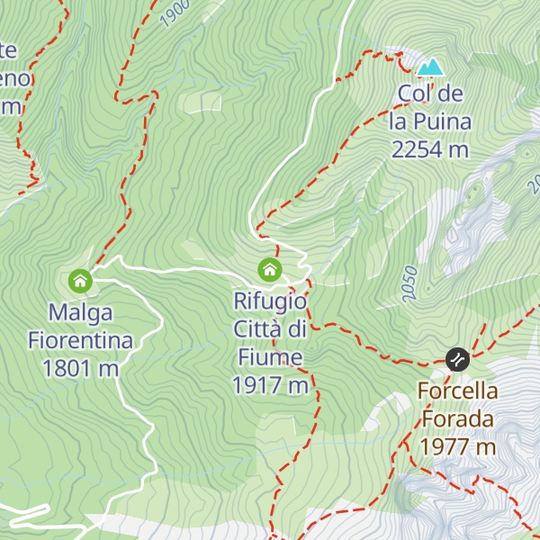 Map of Rifugio Città di Fiume