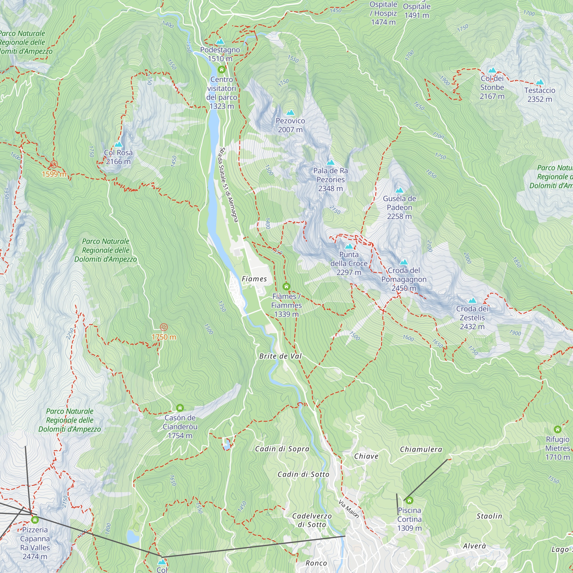 Fiàmes / Fiammes map