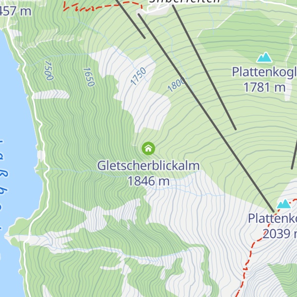 Map of Gletscherblickalm