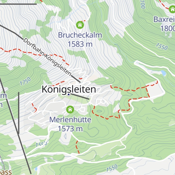 Map of Meerganshütte