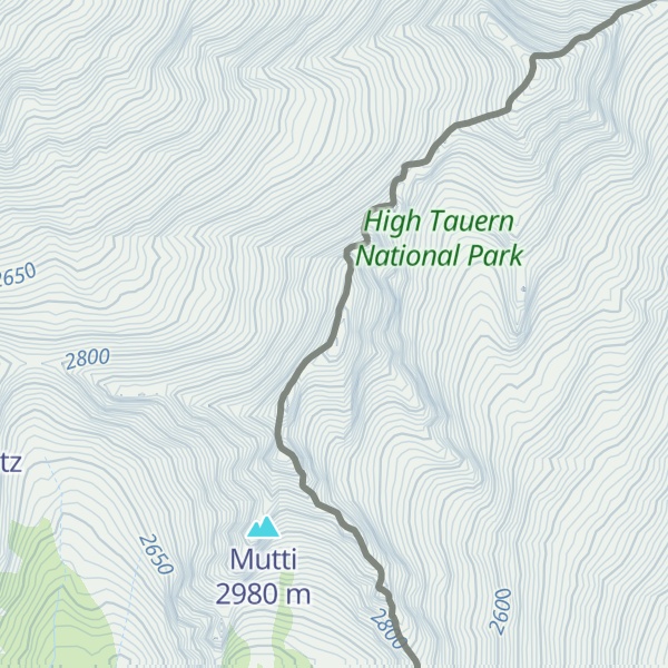Map of Alprechtspitz - Punta di Alpre
