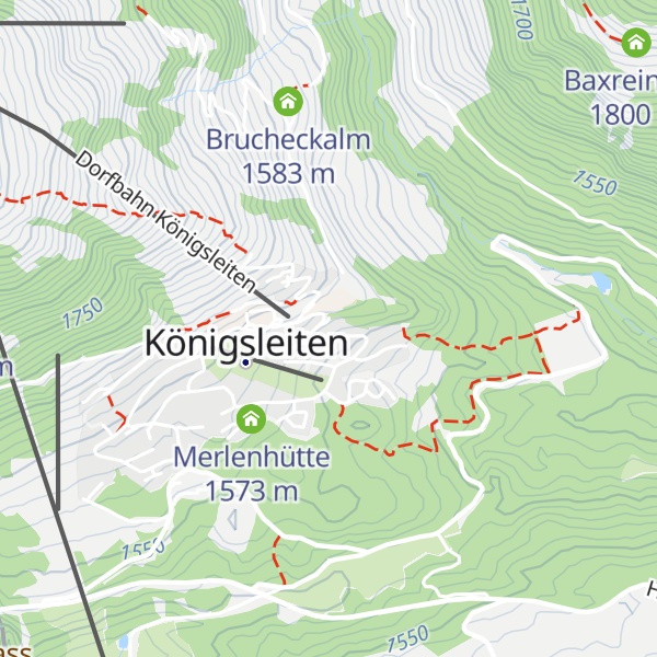 Map of Enzianalm