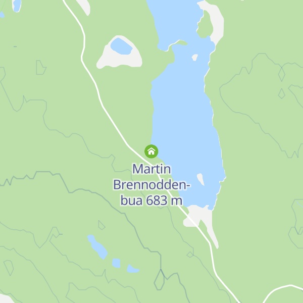 Map of Martin Brennodden-bua