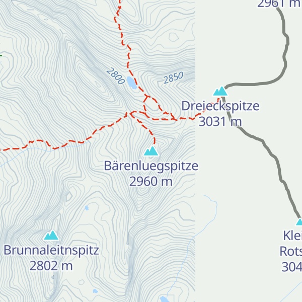 Map of Bärenluegspitze
