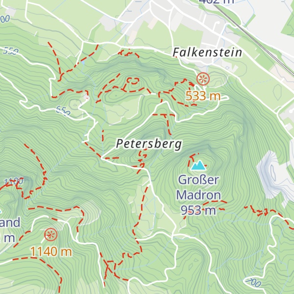 Map of Berggasthaus Petersberg