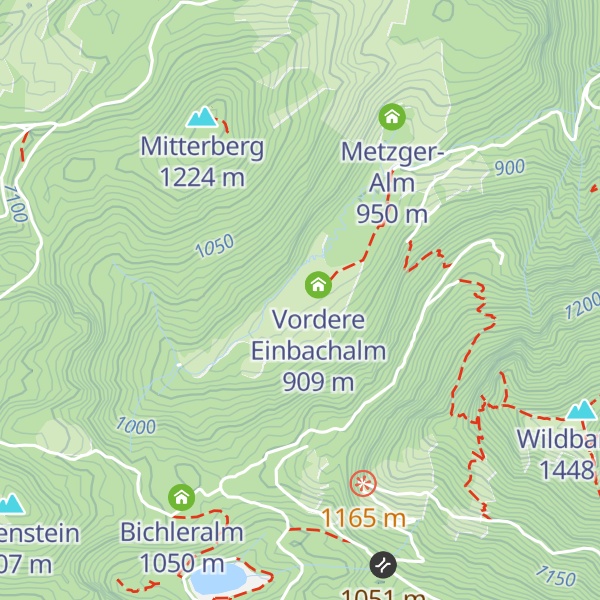 Map of Regauer Alm