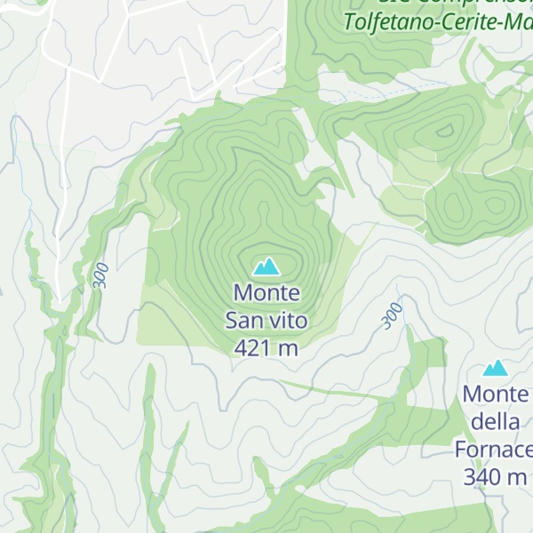 Map of Monte San vito