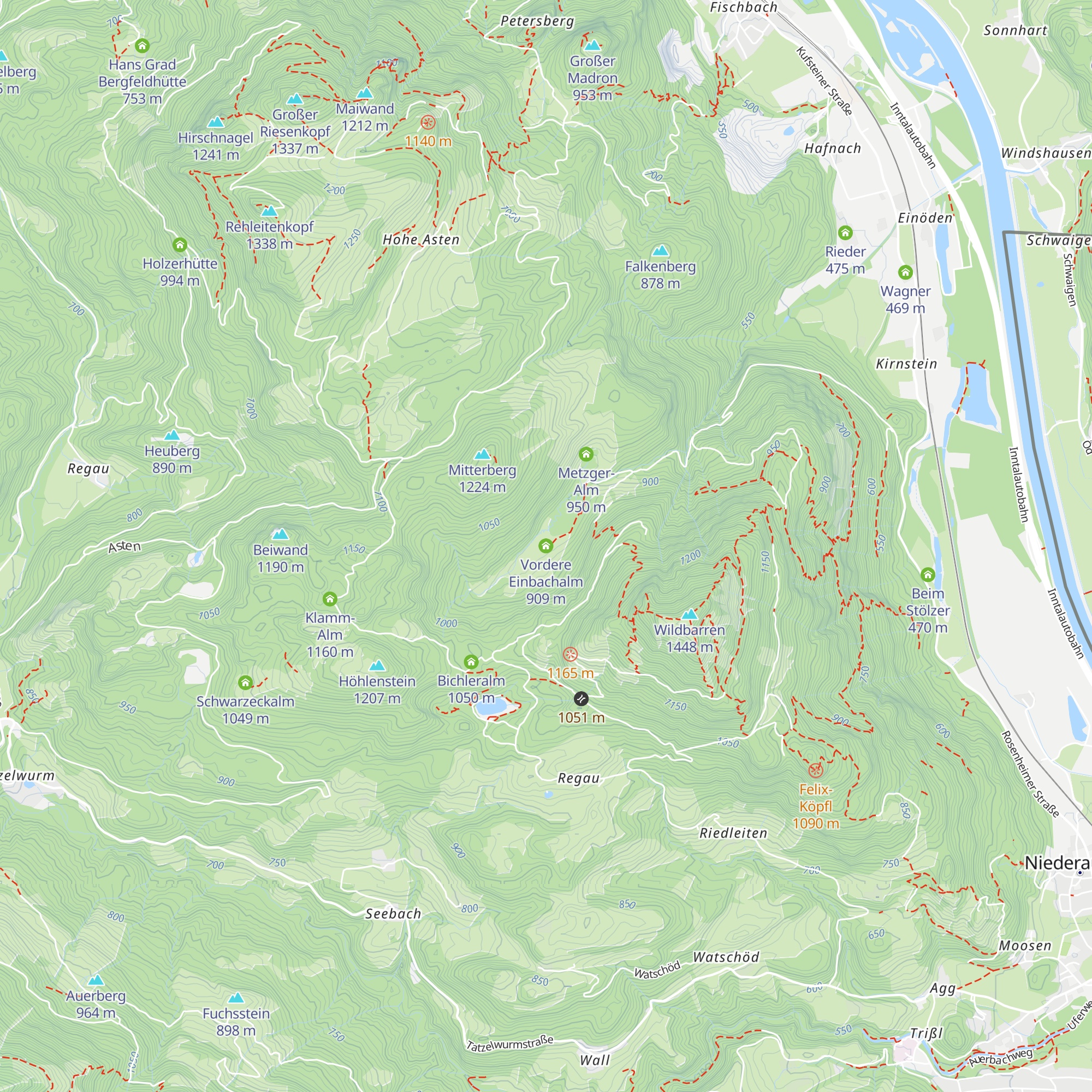 Vordere Einbachalm map
