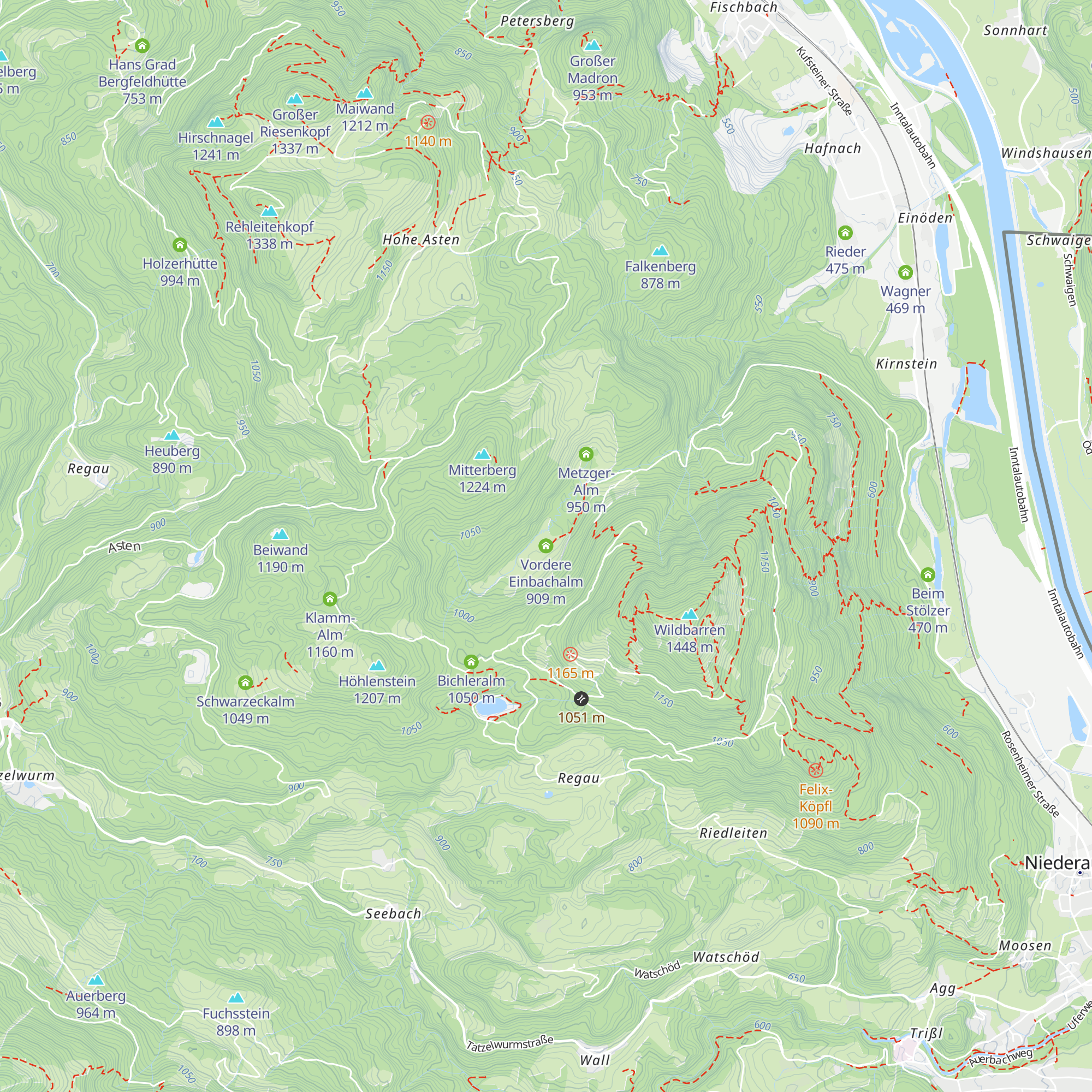 Vordere Einbachalm map