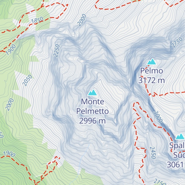 Map of Monte Pelmetto