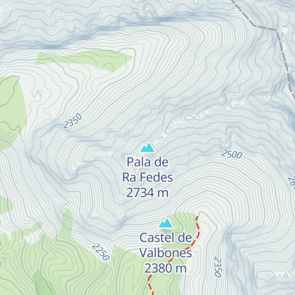 Map of Pala de Ra Fedes