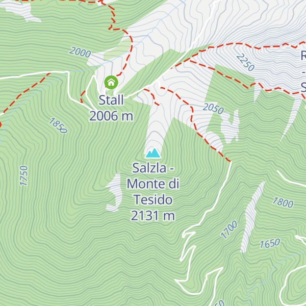 Map of Salzla - Monte di Tesido