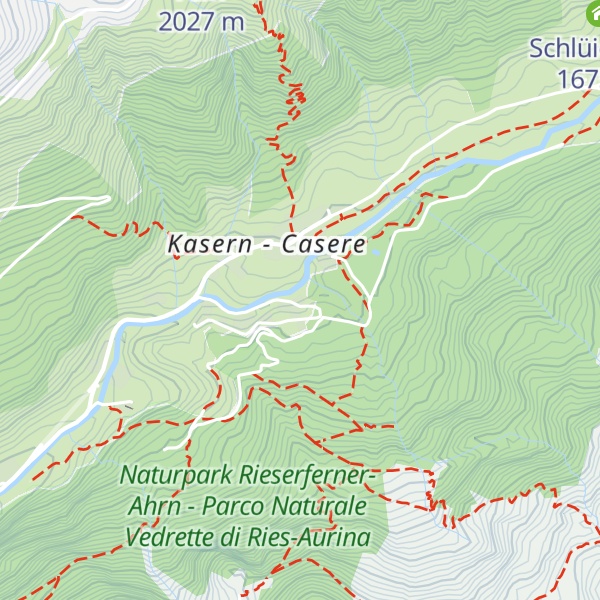 Map of Tannhaeuser Mountain Chalet