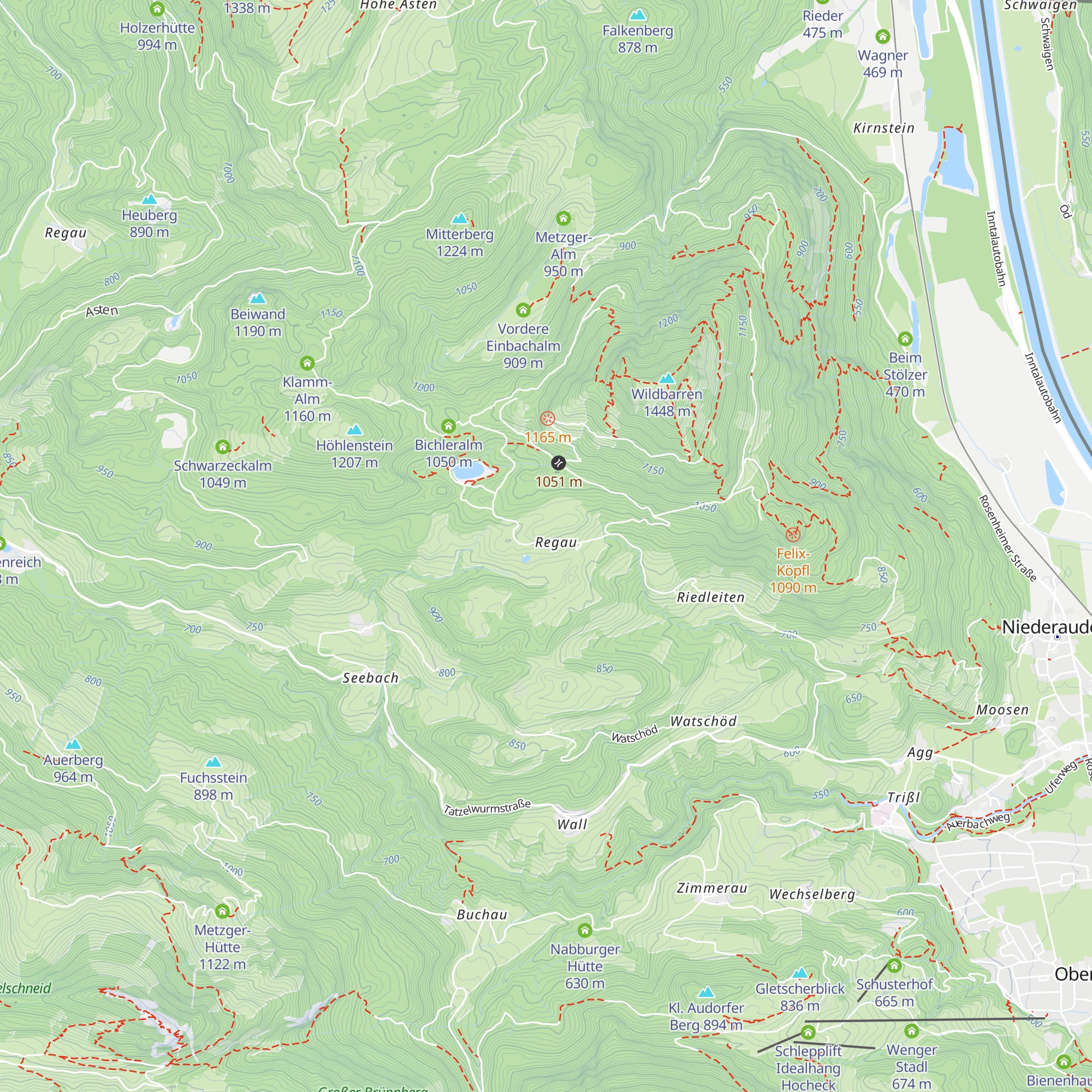 Gasthof Bichlersee map