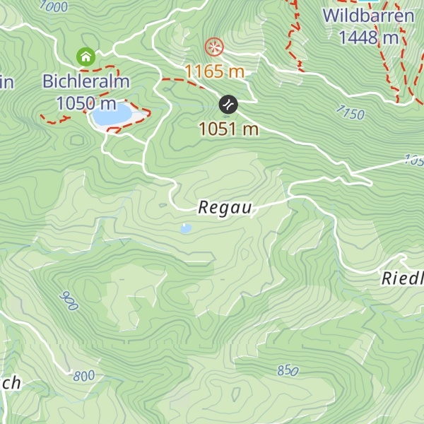 Map of Gasthof Bichlersee
