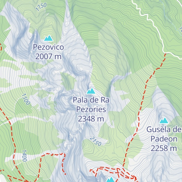 Map of Pala de Ra Pezories