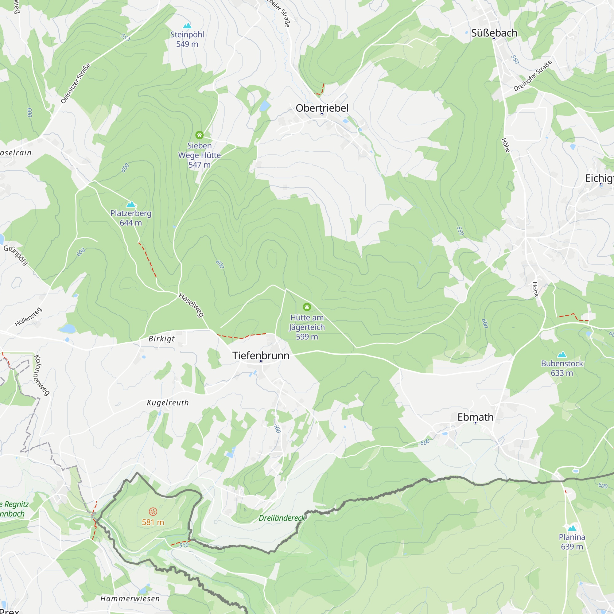 Hütte am Jägerteich map