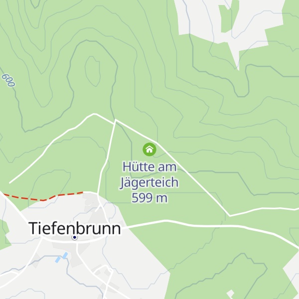 Map of Hütte am Jägerteich