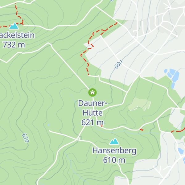 Map of Dauner-Hütte