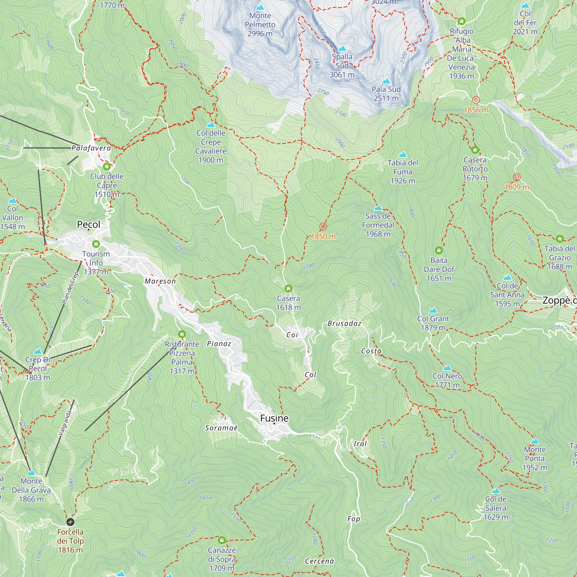 Casera map