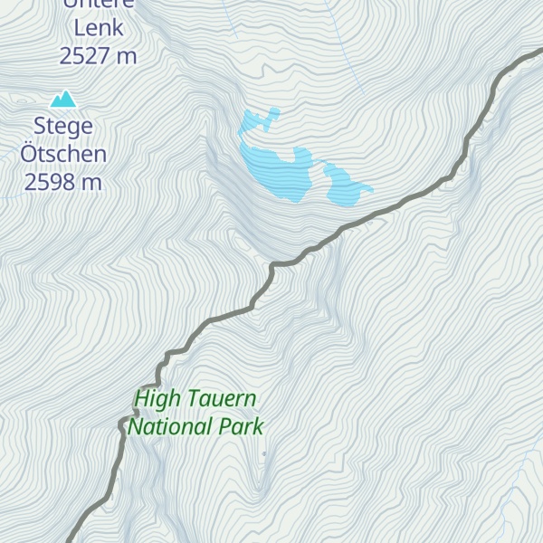 Map of Lengspitz - Pizzo Lungo