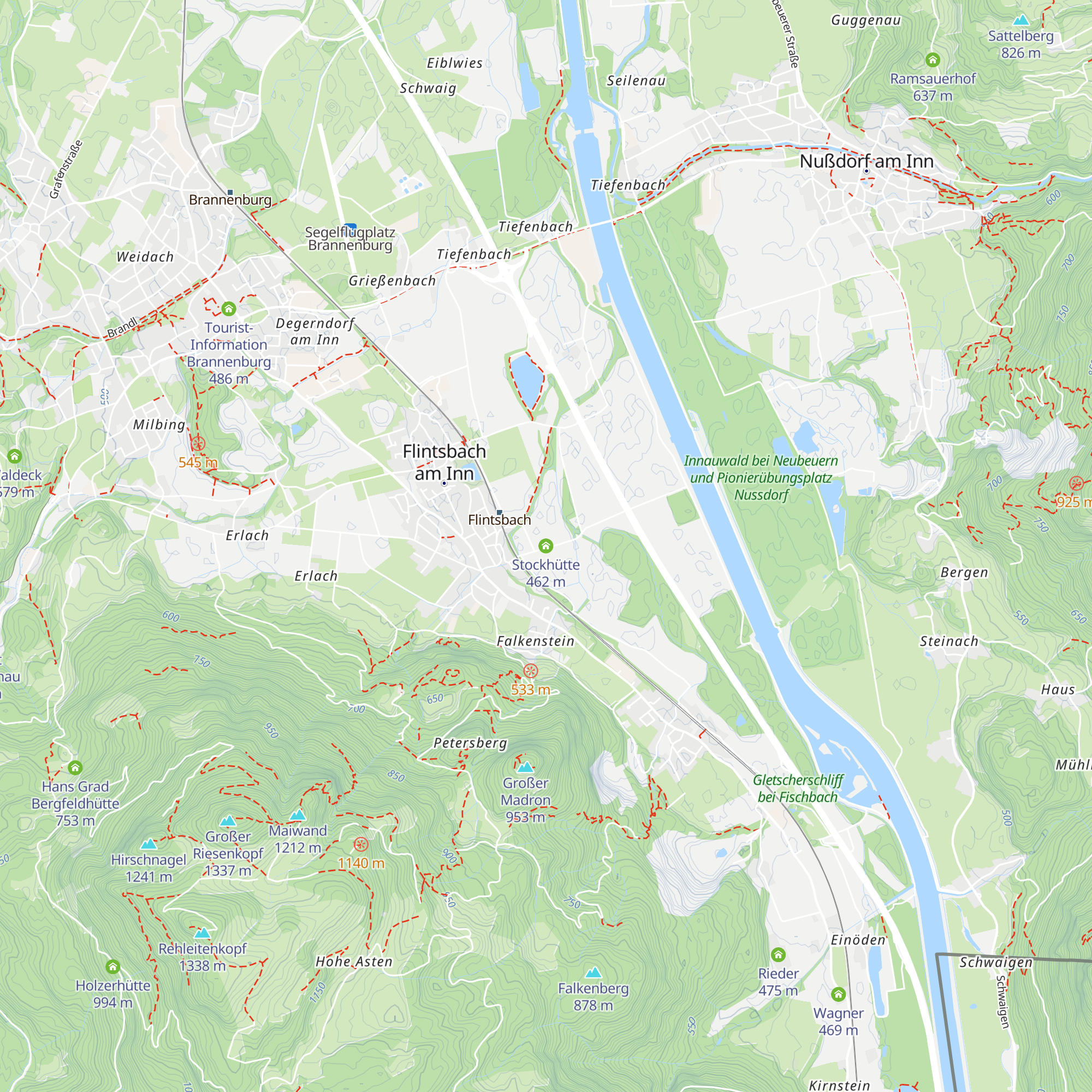 Stockhütte map