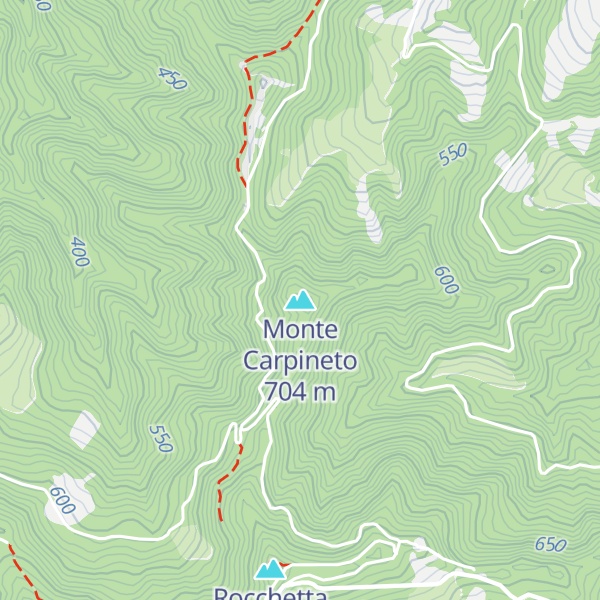 Map of Monte Carpineto