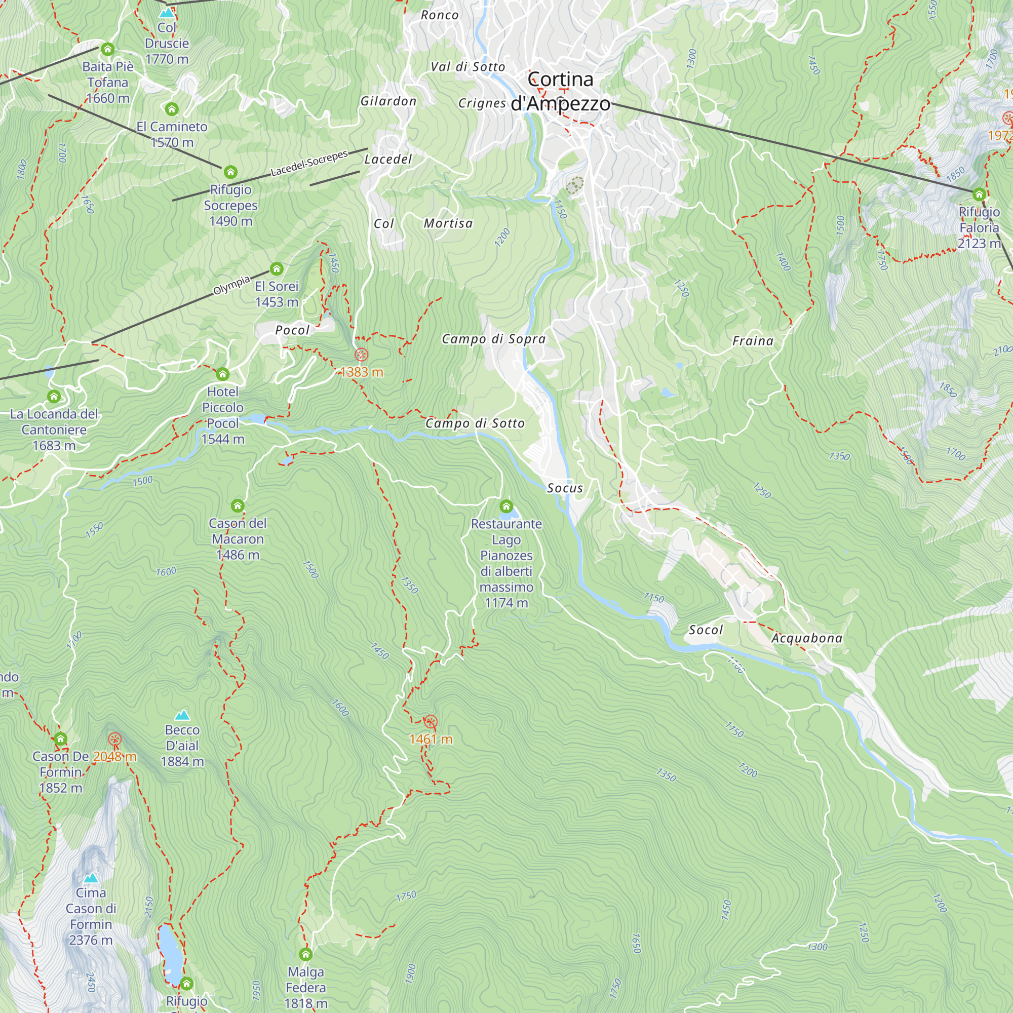 Restaurante Lago Pianozes di alberti massimo map