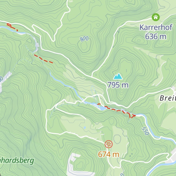 Map of Schopper-Alm