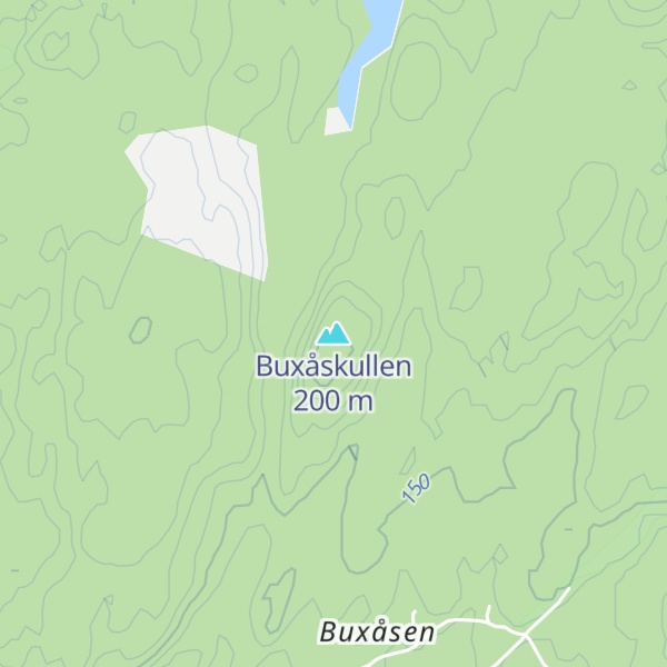 Map of Buxåskullen