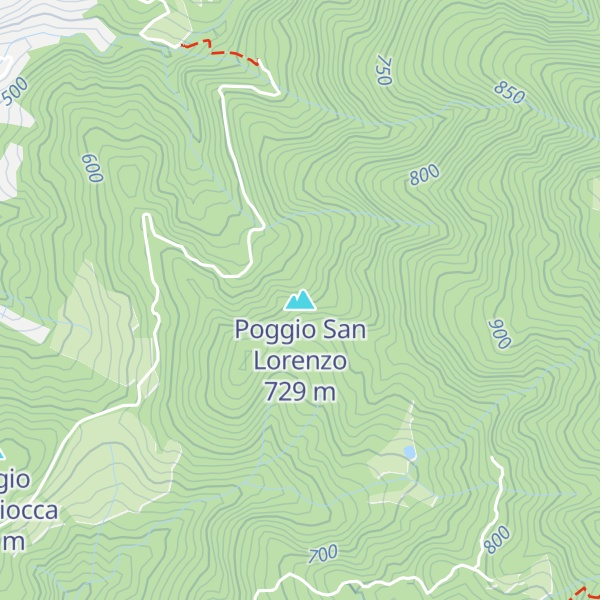 Map of Poggio San Lorenzo
