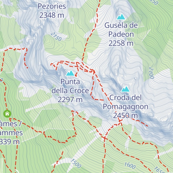 Map of Campanile Dimai