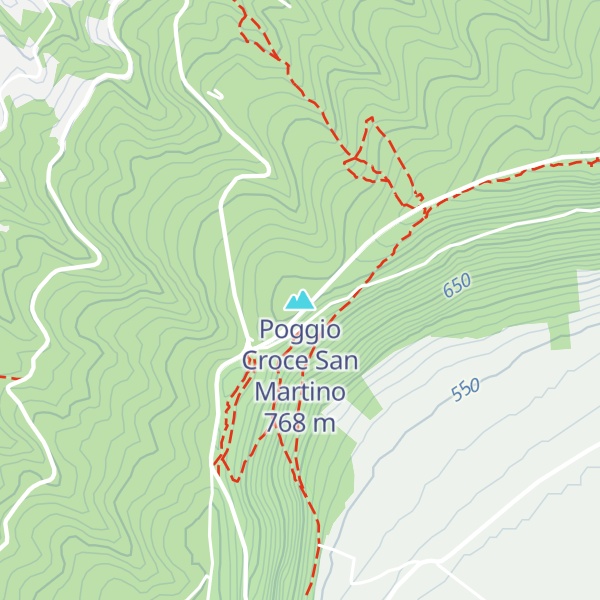 Map of Poggio Croce San Martino