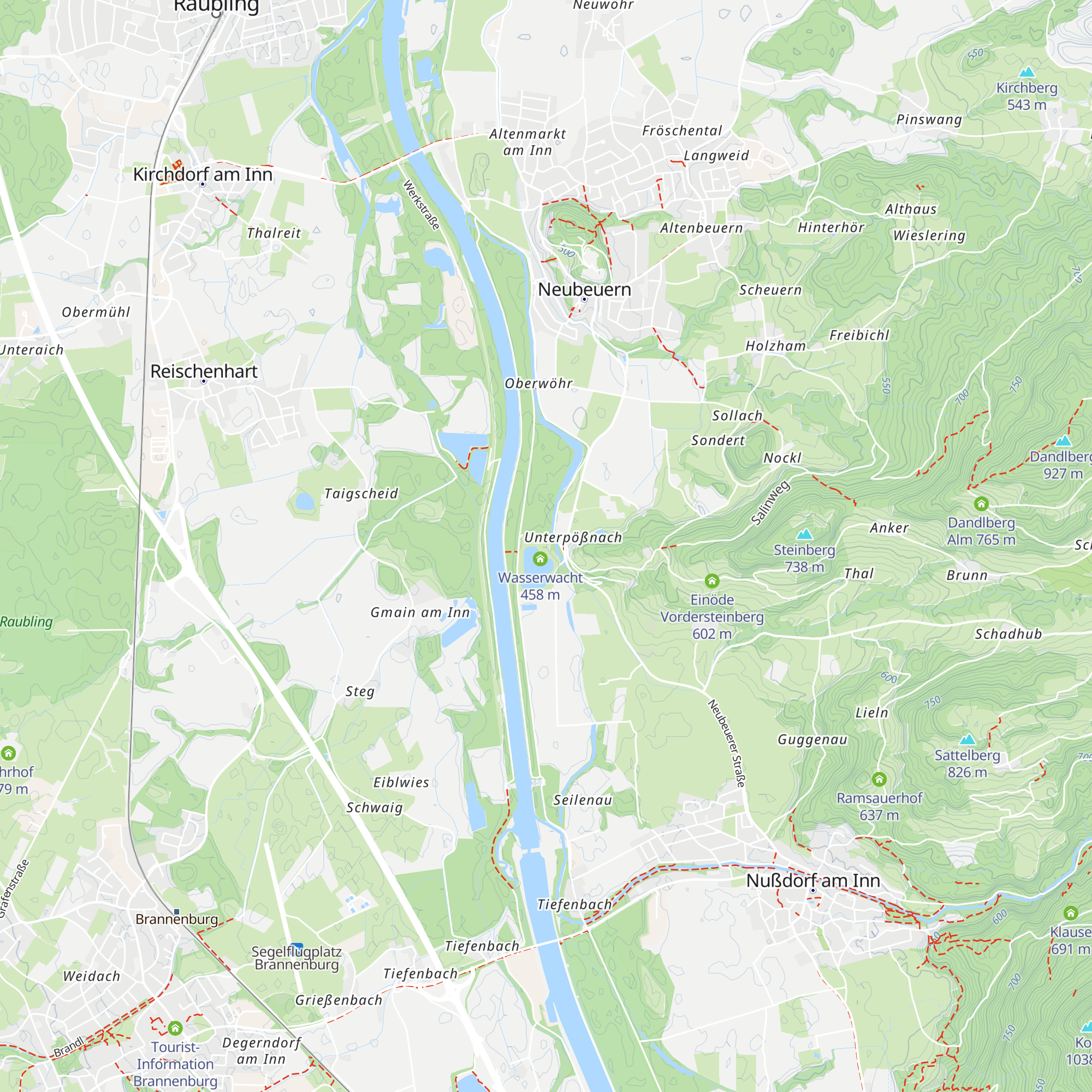 Valuga am See map