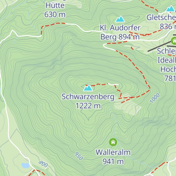 Map of Schwarzenberg