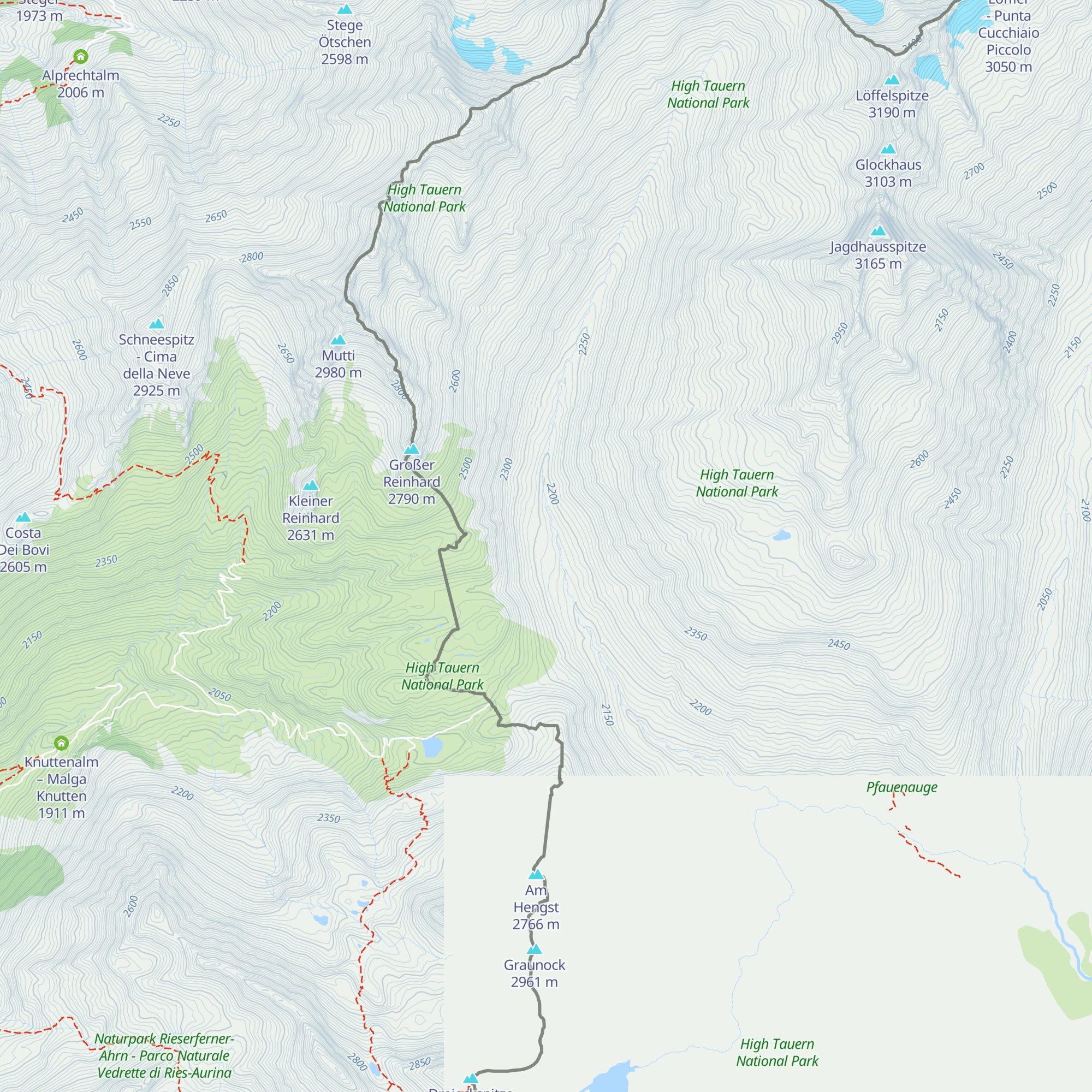 Affentalalm map