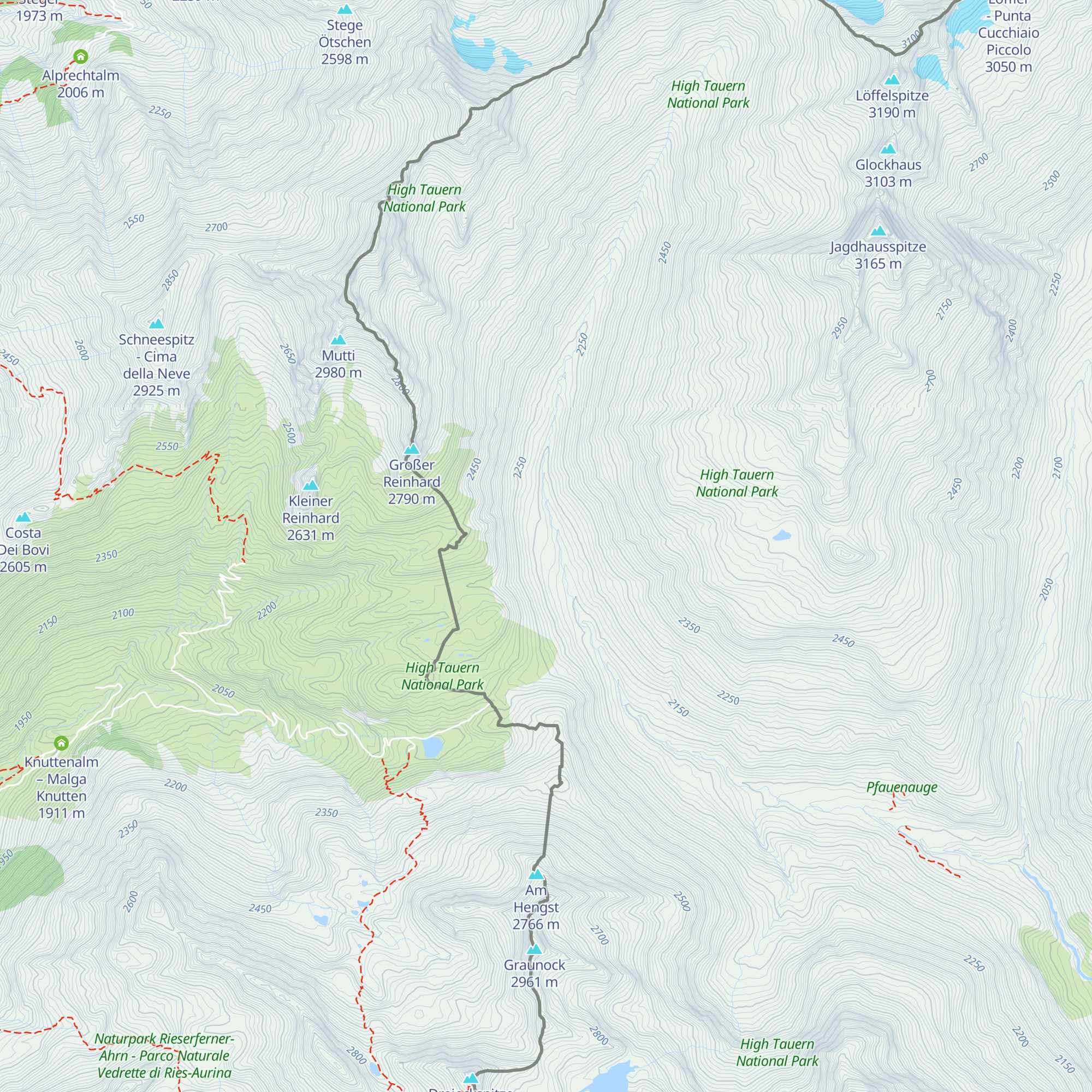 Affentalalm map