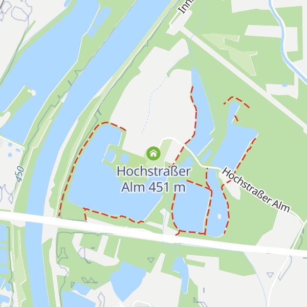 Map of Hochstraßer Alm