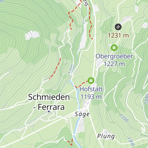 Map of Brugger