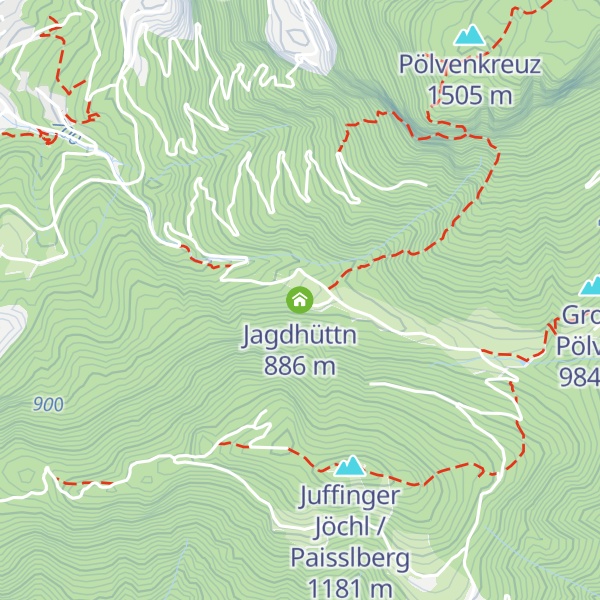 Map of Jagdhüttn