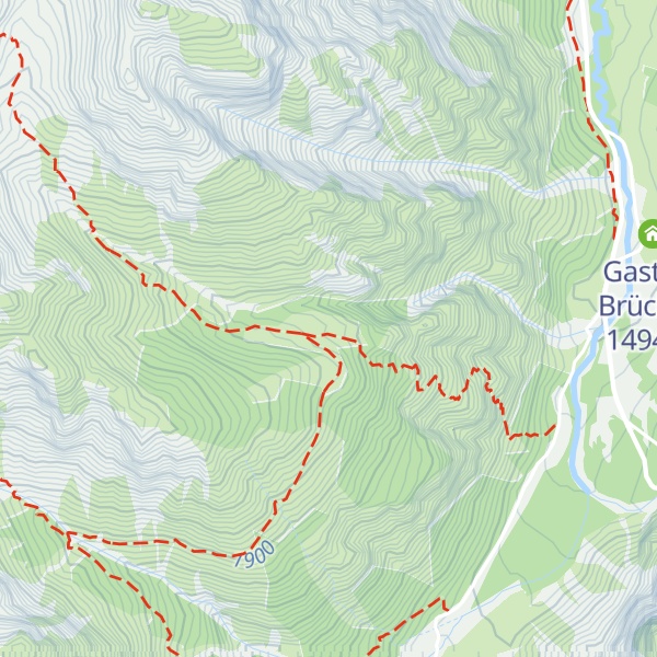 Map of Postmeister Alm - Malga Posta