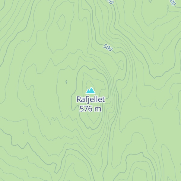 Map of Rafjellet