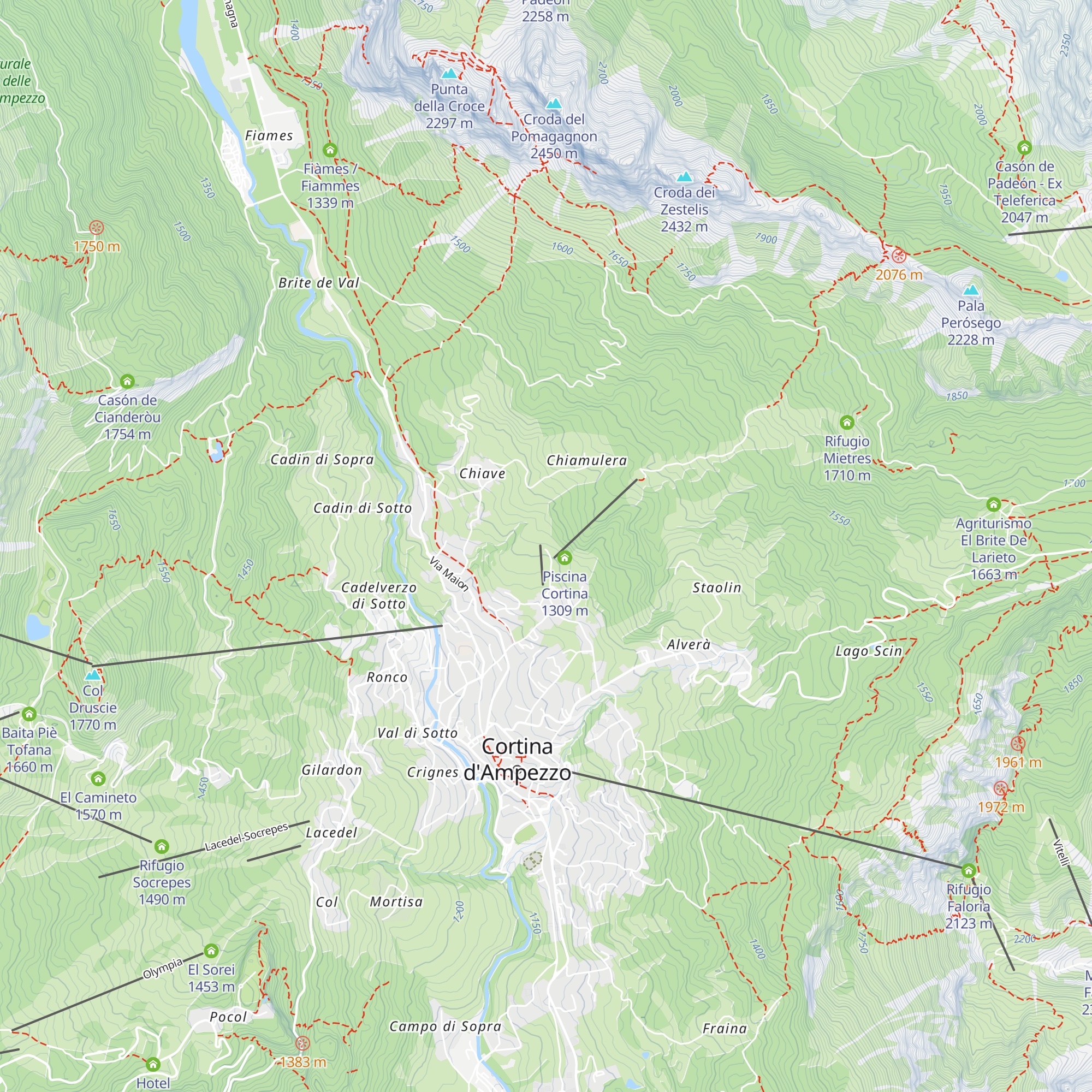 Ski scuola Happy Ski map