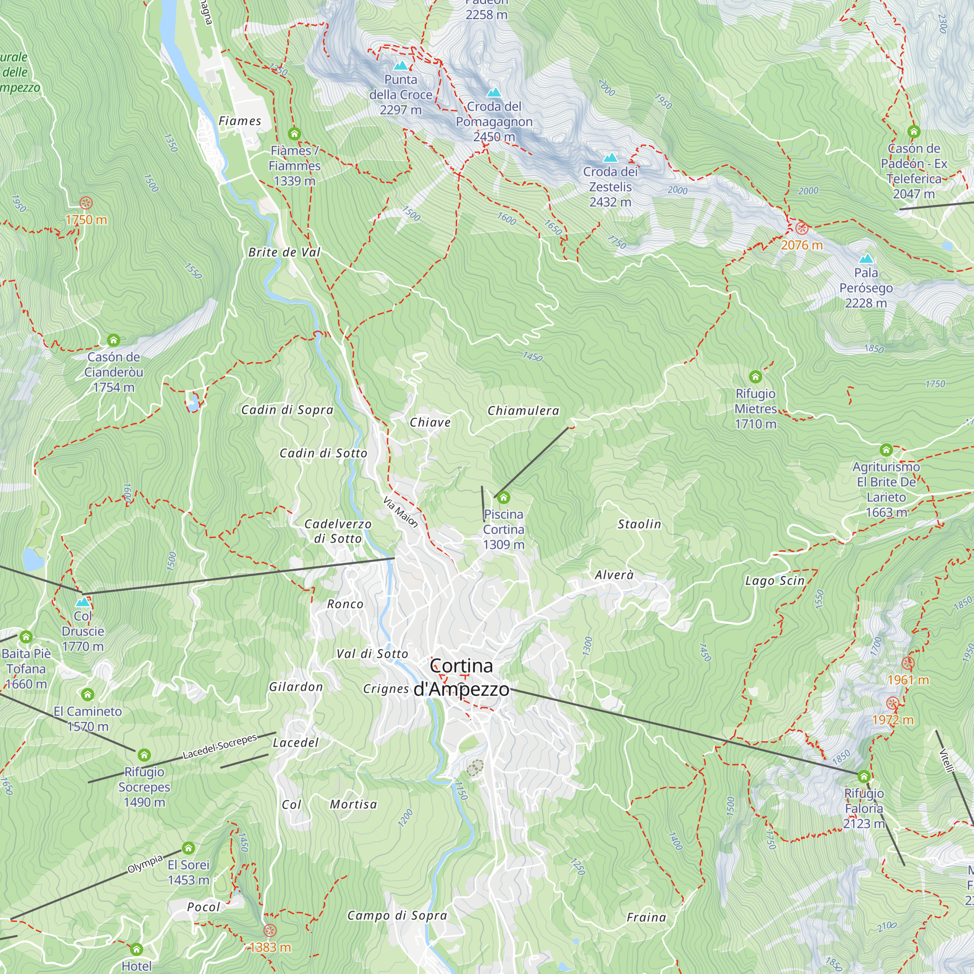 Ski scuola Happy Ski map