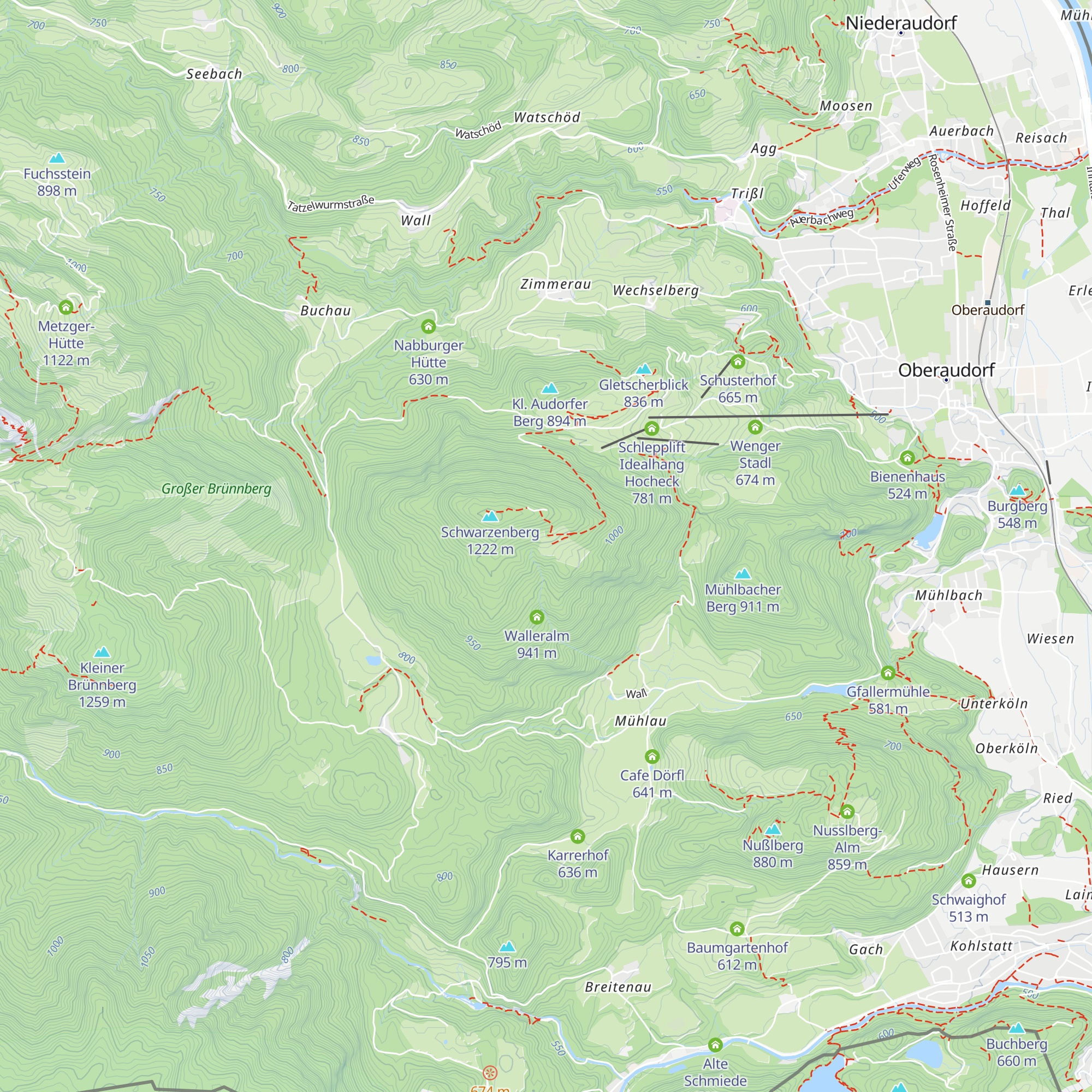 Ramserer Alm map