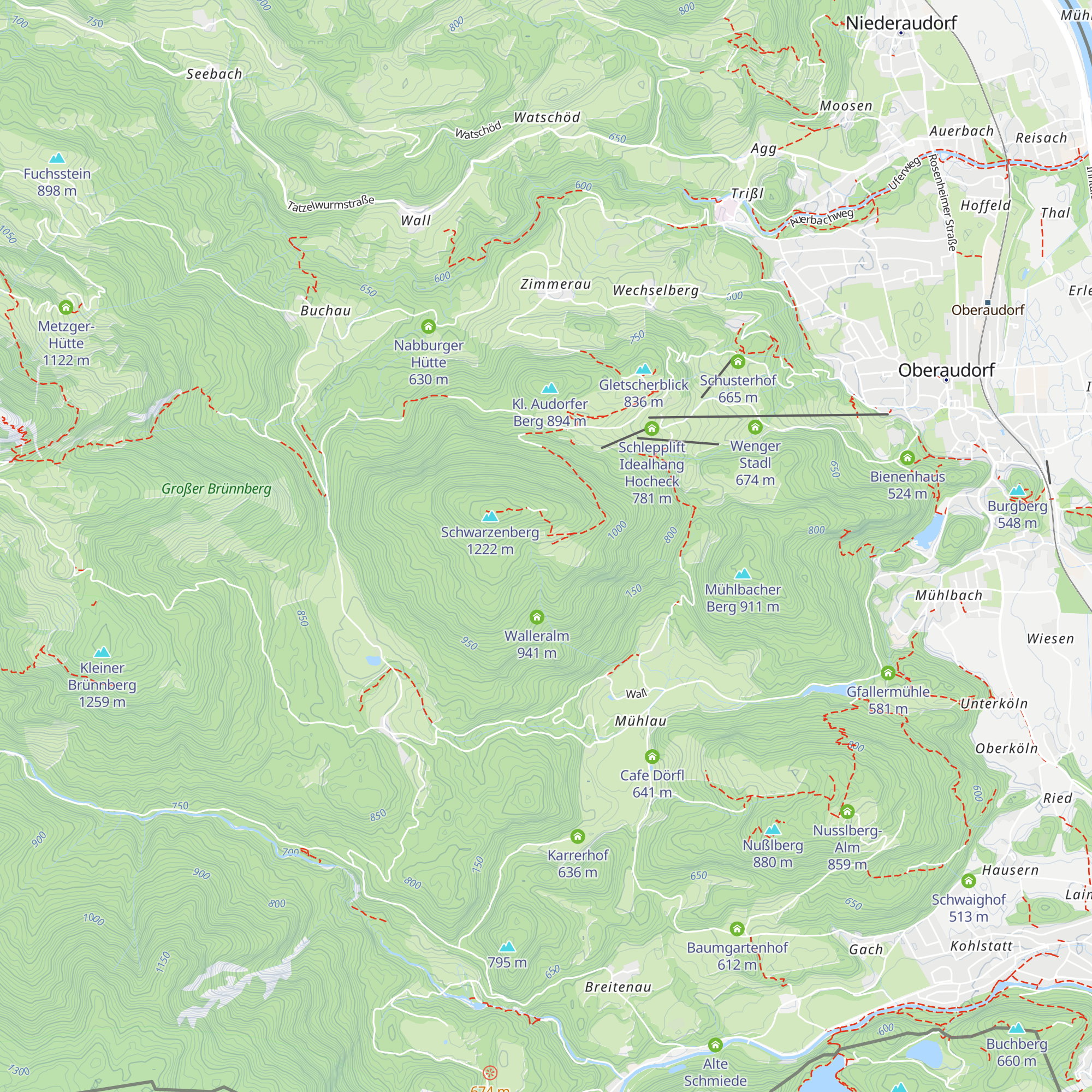 Ramserer Alm map