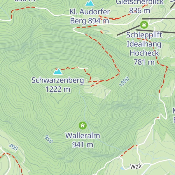 Map of Ramserer Alm
