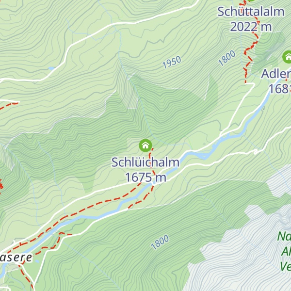 Map of Schlüichalm
